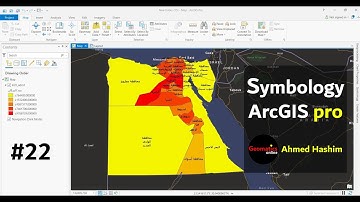 22- الترميز (Symbology) باستخدام (ArcGIS Pro) # Ahmed Hashim