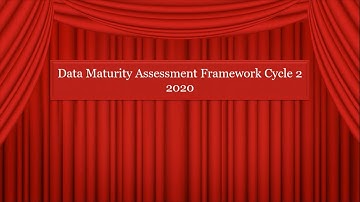 Data Maturity Assessment Framework Cycle-2  2020