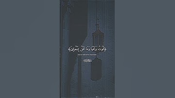 من آية ﴿٣٤﴾ ل آية ﴿٤٠﴾ / سورة المؤمنون / ياسر الدوسري #القرآن_الكريم #اسلام #ياسر_الدوسري #ذكر