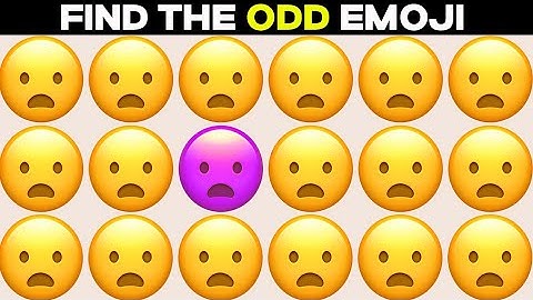 Spot The ODD Emoji Hard Out Challenge Brain Test Challenge Hare #quiz #Shorts #oddemoji #quizmaster9