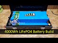 DIY 4000Wh 48V LiFePO4 Battery Toolbox Build, Start to Finish!