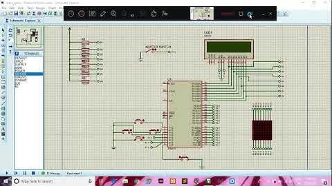 8x8 dot matrix hex generator 8051