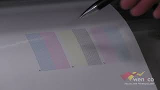 Test Prints on the Roland DG SOLJET Pro III XC-540 - How To Fix a Bad Print