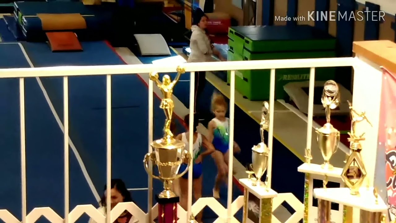 Mae'Lonnie's Gymnastics Competition at Gonyon's Gymnastics.