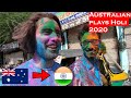 Foreigner Plays Holi 2020 in India 🇮🇳