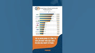 TOP 10 ngân hàng có tổng tài sản lớn nhất nửa đầu 2024: MB dẫn đầu nhóm cổ phần