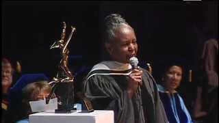 Play video: 2015 Commencement: Conferring of Woman Of Conscience Award to Lillian Roberts