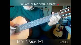Video thumbnail of "'O Pate (accordi - chords) cover Alfonso Calandra"