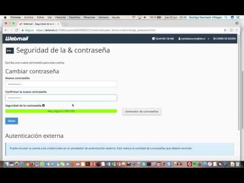 Tutorial Cambio contraseña datanet