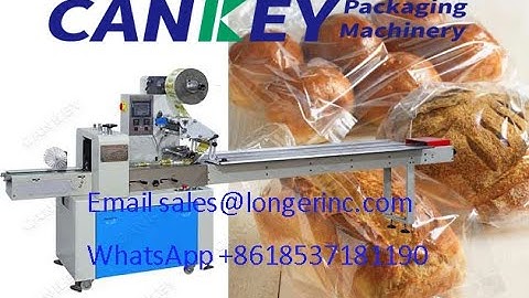 Automatic Bread Flow Wrapping Machine Bakery, Bun,Bread,Rusk,Cake Packaging @autopackm.com