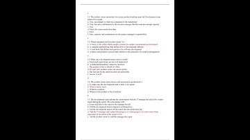 SCRUM PSM EXAM VERSION 2 20232024 REAL EXAM LATEST VERSION CORRECT ANSWERS WELL FORMATTED FOR GUARAN