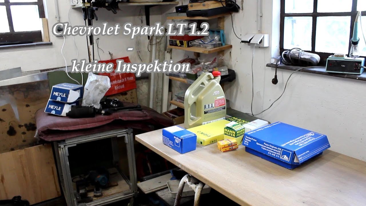 Chevrolet Spark Lt 1.2 - Kleine Inspektion - Youtube