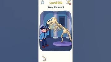 DOP 3 Gameplay Level 213 Scare the Guard #shorts #gaming