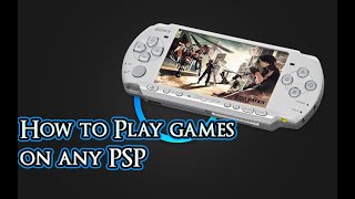 How to Play games on your PSP