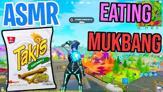 ASMR Gaming Fortnite 😋 Mukbang Takis Guacamole Eating 😴 먹방 🎮🎧 Relaxing Whispering 💤
