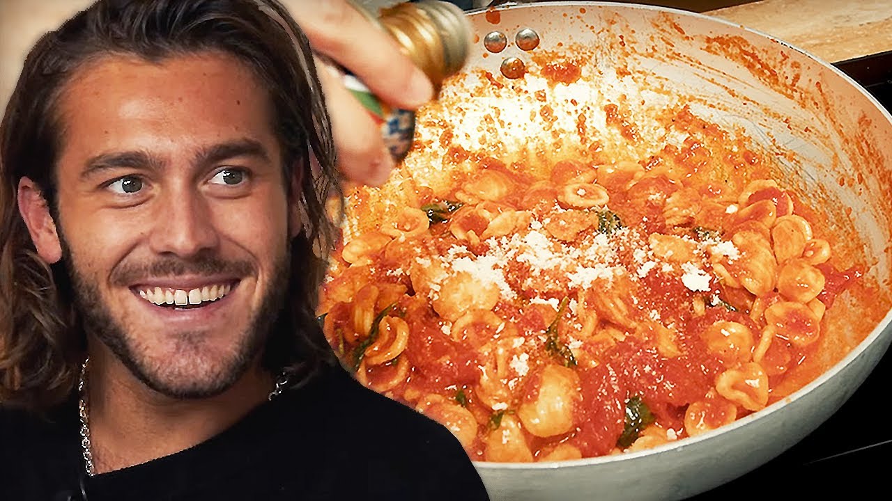 Pasta Pomodoro med Benjamin och Oliver Ingrosso