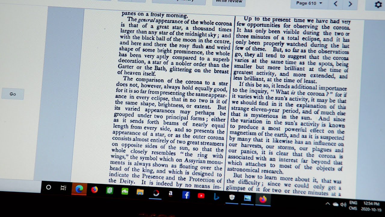 Reading Edward Walter Maunder's 'Invisible Glories Of The Heavens' Part 2 of 2 RME 5395