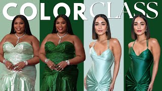 Transform Celebrities Green Gowns Using Color Analysis