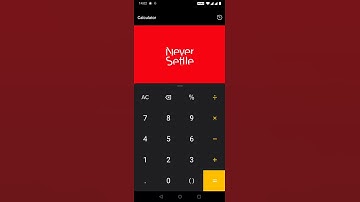 OnePlus Never settle in Calculator #Oneplus #NeverSettle