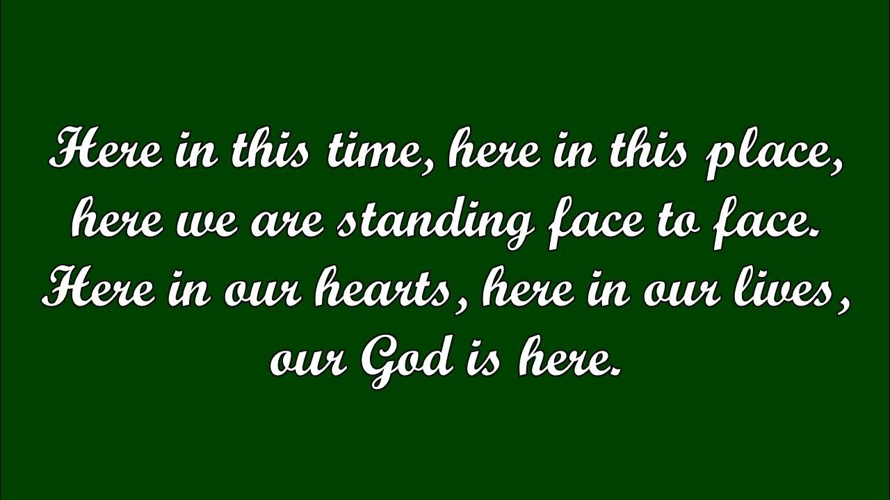 Our God Is Here (Chris Muglia) Our God Is Here (Chris Muglia)