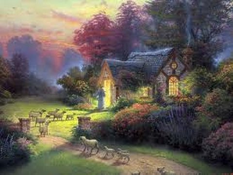 The Good Shepherd S Cottage By Thomas Kinkade Youtube