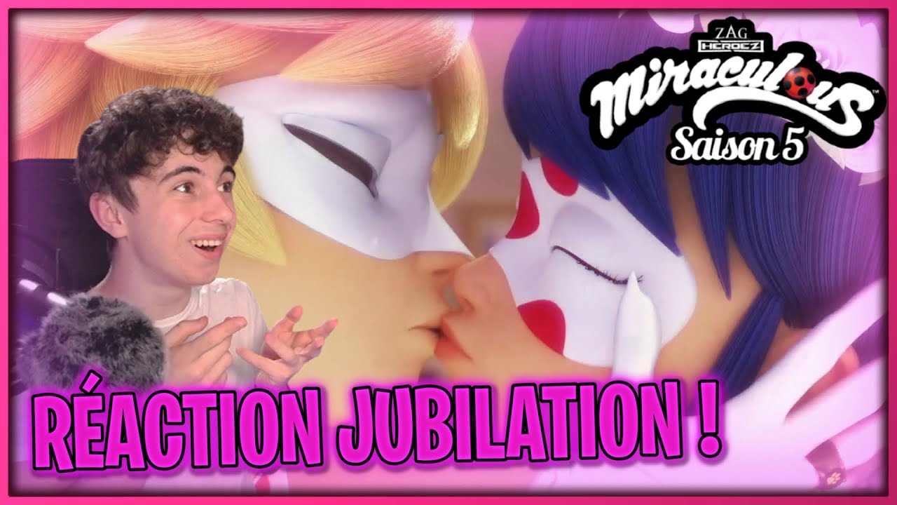 LADYBUG EST AMOUREUSE ! RÉACTION JUBILATION MIRACULOUS SAISON 5 ÉPISODE