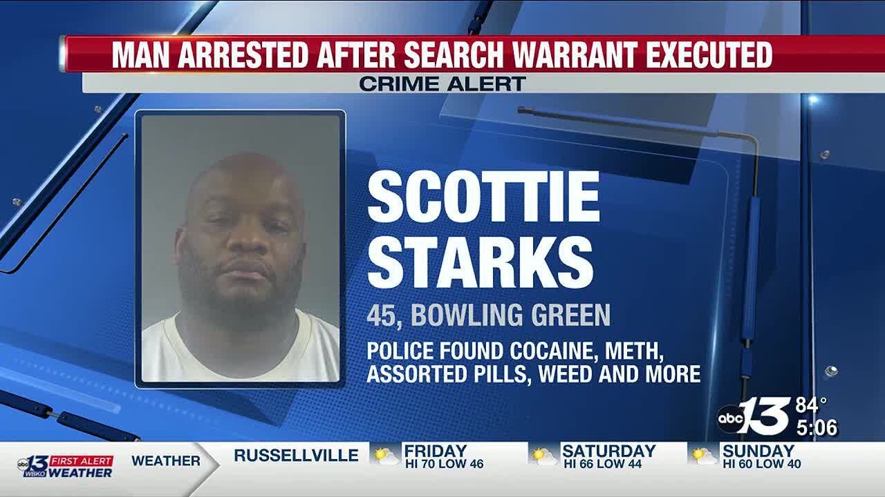 Bowling Green man arrested on drug charges after search warrant ...