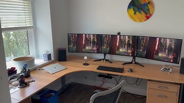 Mac Mini M4 with 3 Dell U3225QE TB4 displays