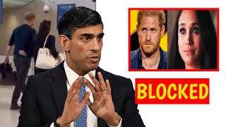 SUSSEX VISA DENIED! Rishi Sunak BLOCKS Prince Harry and Meghan's Direct Entry to the UK