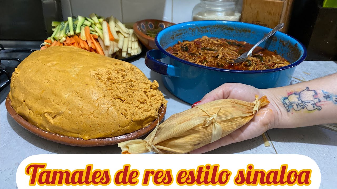 TAMALES DE CARNE DE RES ESTILO SINALOA /MAZATLAN - YouTube