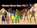 Gulli bulli and mummy horror story part 1  horror story  gulli bulli  mjoh toons