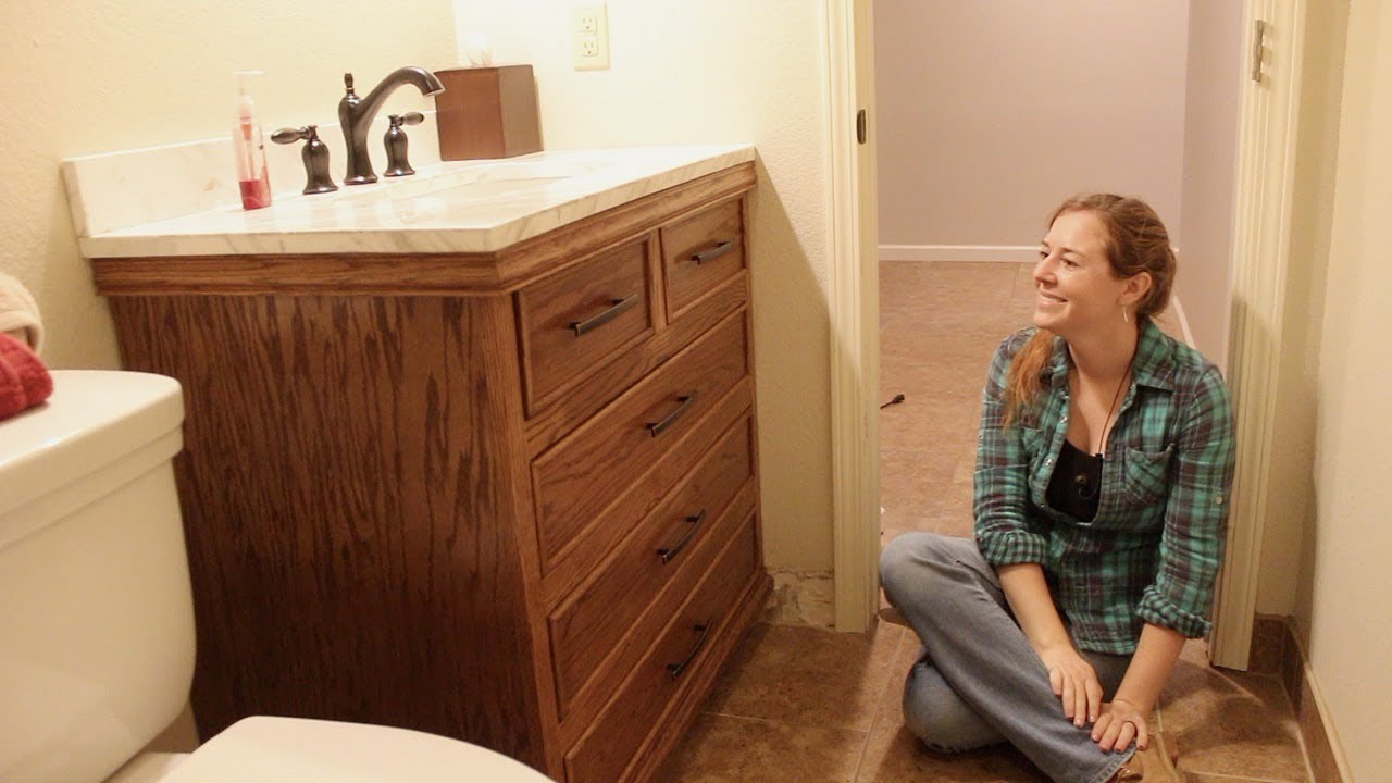 Making Notched Drawers for the Vanity Cabinet - Woodworking 