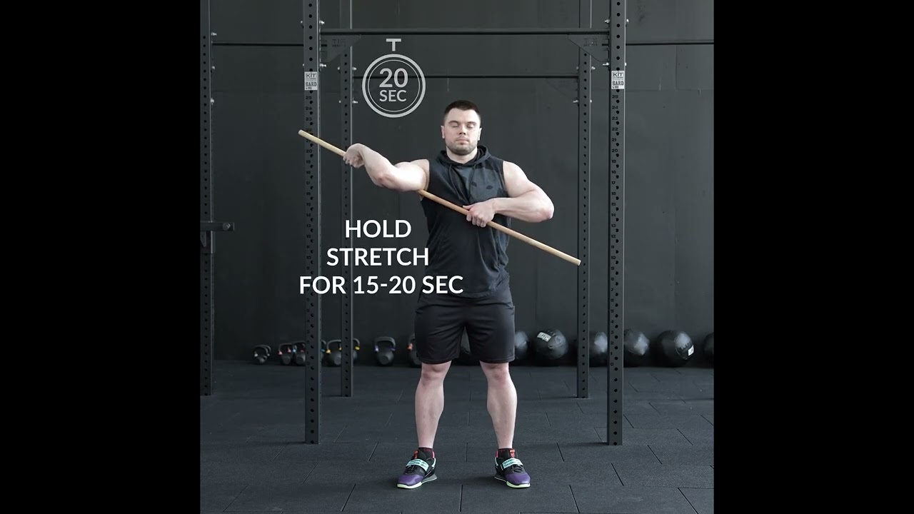 Strach Rack Humans Kneeling Front Rack Stretch