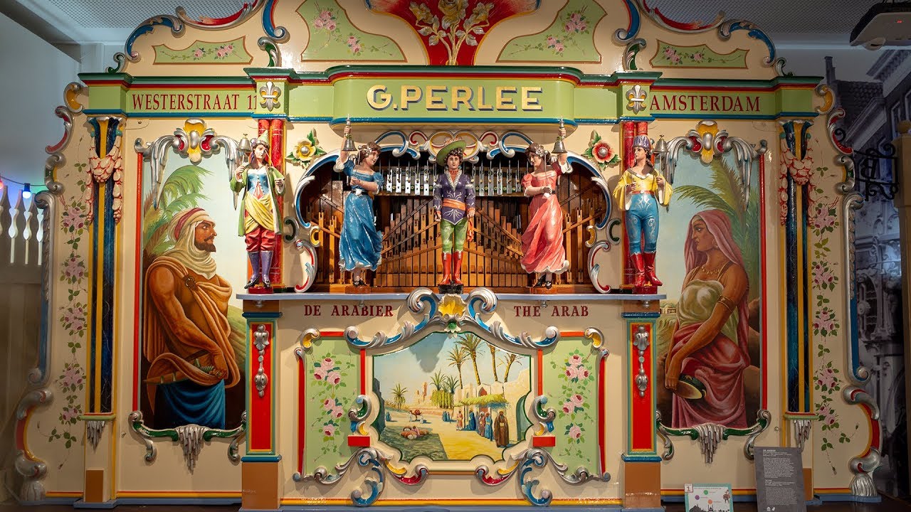 Aan de Amsterdamse grachten - Draaiorgel De Arabier - Museum Speelklok