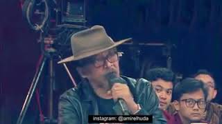 semua terdiam mendengar Rocky Gerung dan Sudjiwo Tedjo berbicara tentang Pancasila