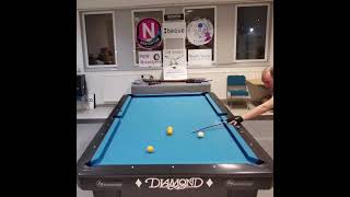 Tricky Bank Drill #shorts #8ball #skills #power #billiards