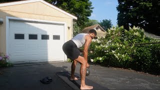 morning vlog | run + kettle bell workout
