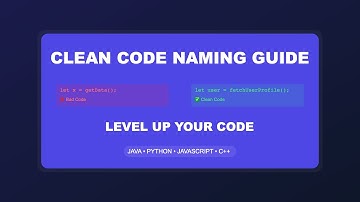 Clean Code Naming Guide: Write Better Code | Programming Best Practices