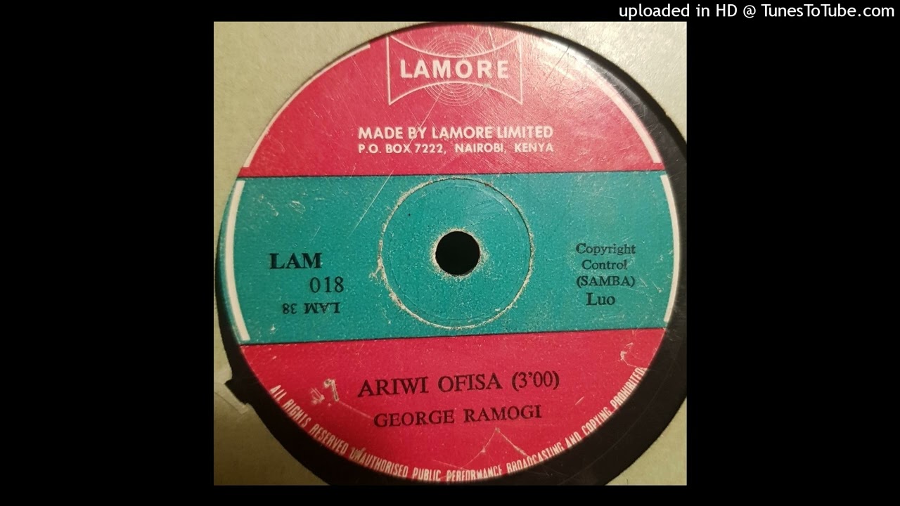 George Ramogi – Ariwi Ofisa | 196x Kenyan Luo 78 | Lamore LAM 018