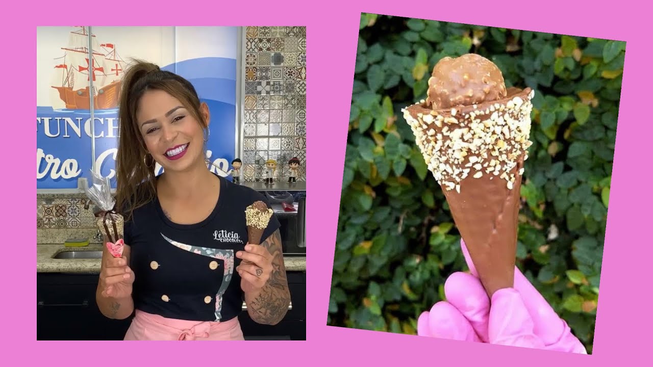 Quer vender o ano todo? Então faça esse Cone Trufado de Ferrero Rocher 😍