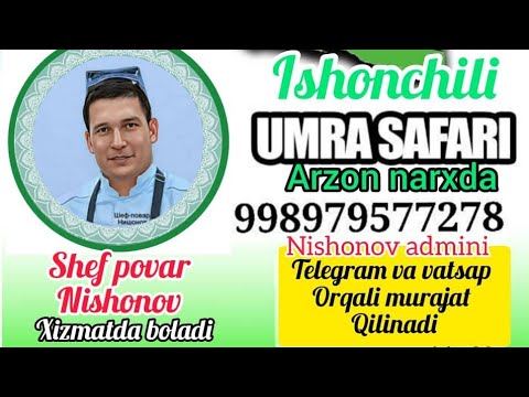 MAKKADAN JONLI EFIR. ШЕФ ПОВАР НИШОНОВ в прямом эфире!