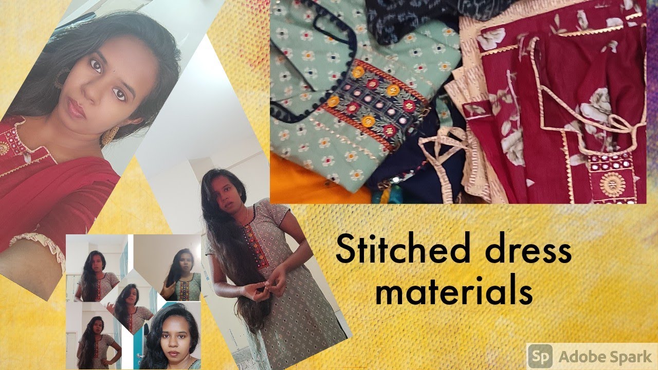stitched Dress material / 