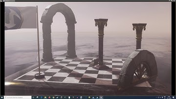 Unreal 4 Ocean Chessboard RTX On