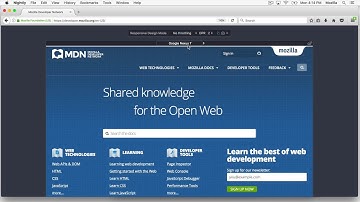 Firefox Developer Tools: selecting a device in Responsive Design Mode