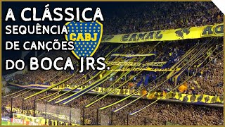 THE CLASSIC SEQUENCE OF SONGS FROM BOCA JUNIORS FANS (WITH SUBS)