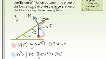 M1 - 3 - Dynamics - Inclined Plane
