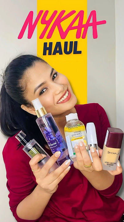 💕@Nykaa Haul with @Shilugram  ✨| #aviation #cabincrew #aviation |