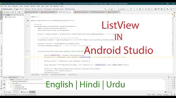Custom Listview in Android Studio with Images 2020 [Hindi/Urdu] | Android App Development 2020