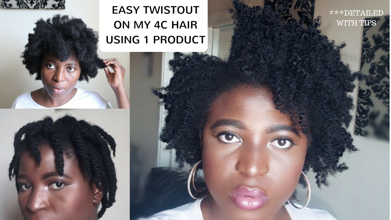 EASY DEFINED & VOLUMINOUS TWIST OUT ON MY 4C HAIR | Kenny Olapade - YouTube