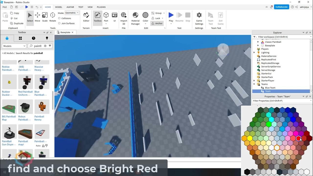 Make PaintBall Game with Roblox Studio YouTube